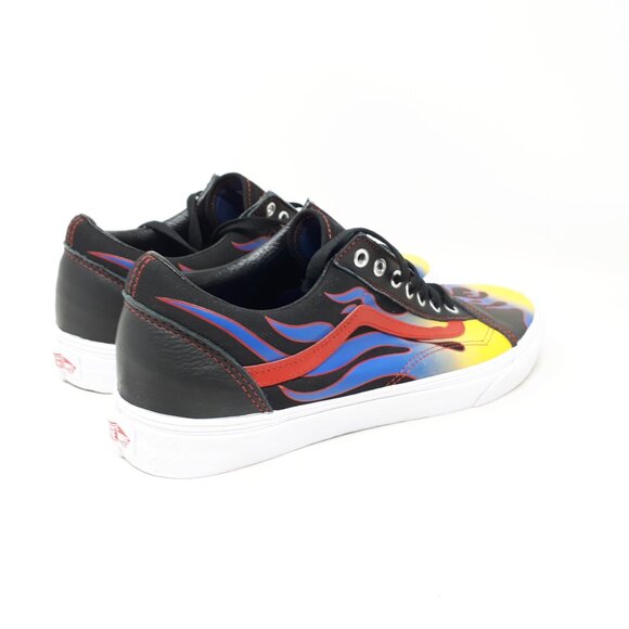 Vans Old Skool Skate Casual Authentic Shoe Sneaker Racer Black Red Mens 12 US - Picture 5 of 12